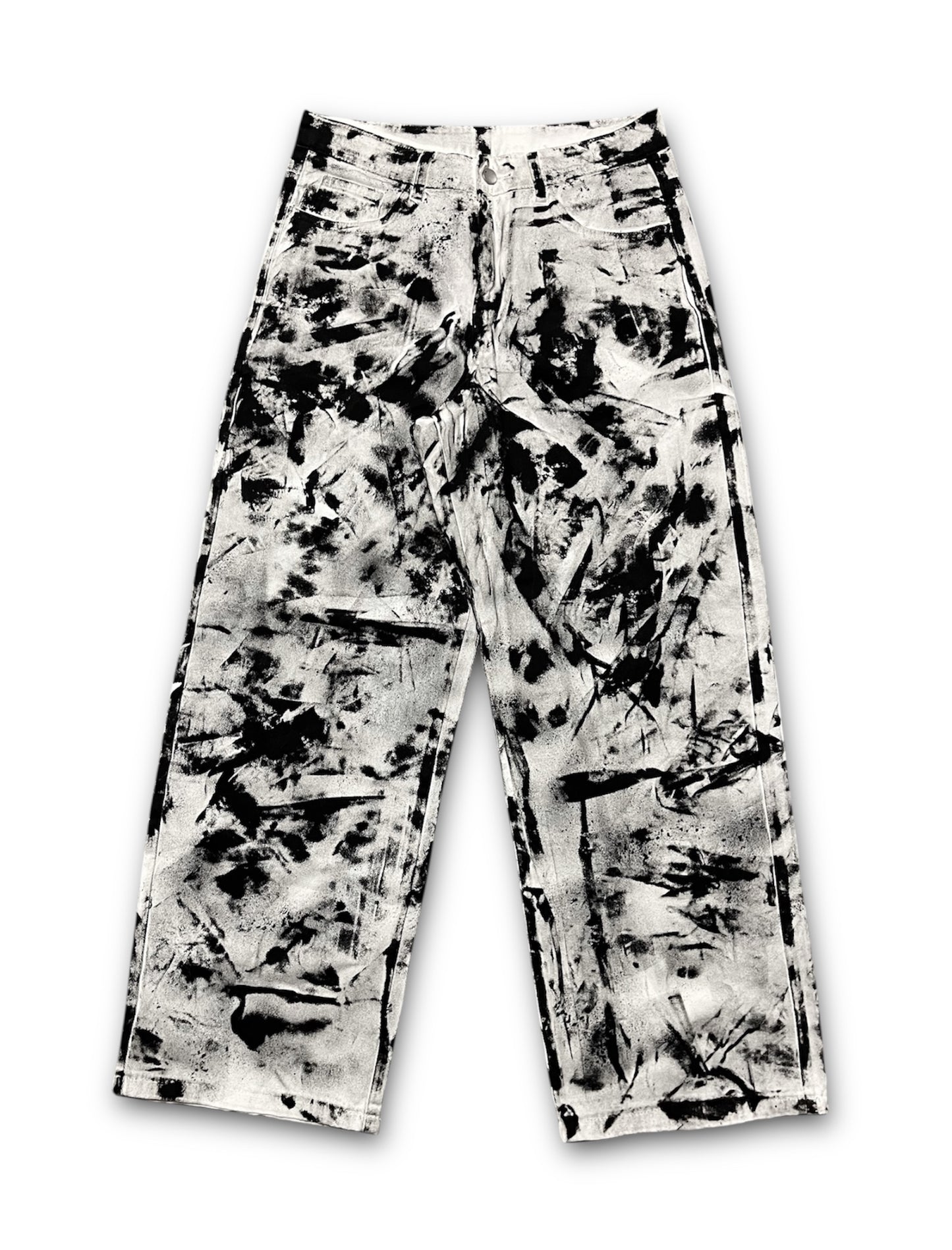 MAD 'Cheetah Black & White' JEANS [1 of 1]