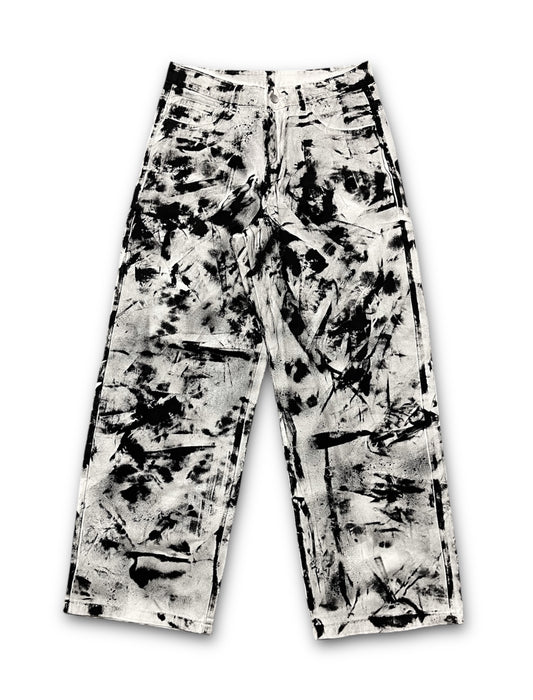MAD 'Cheetah Black & White' JEANS [1 of 1]