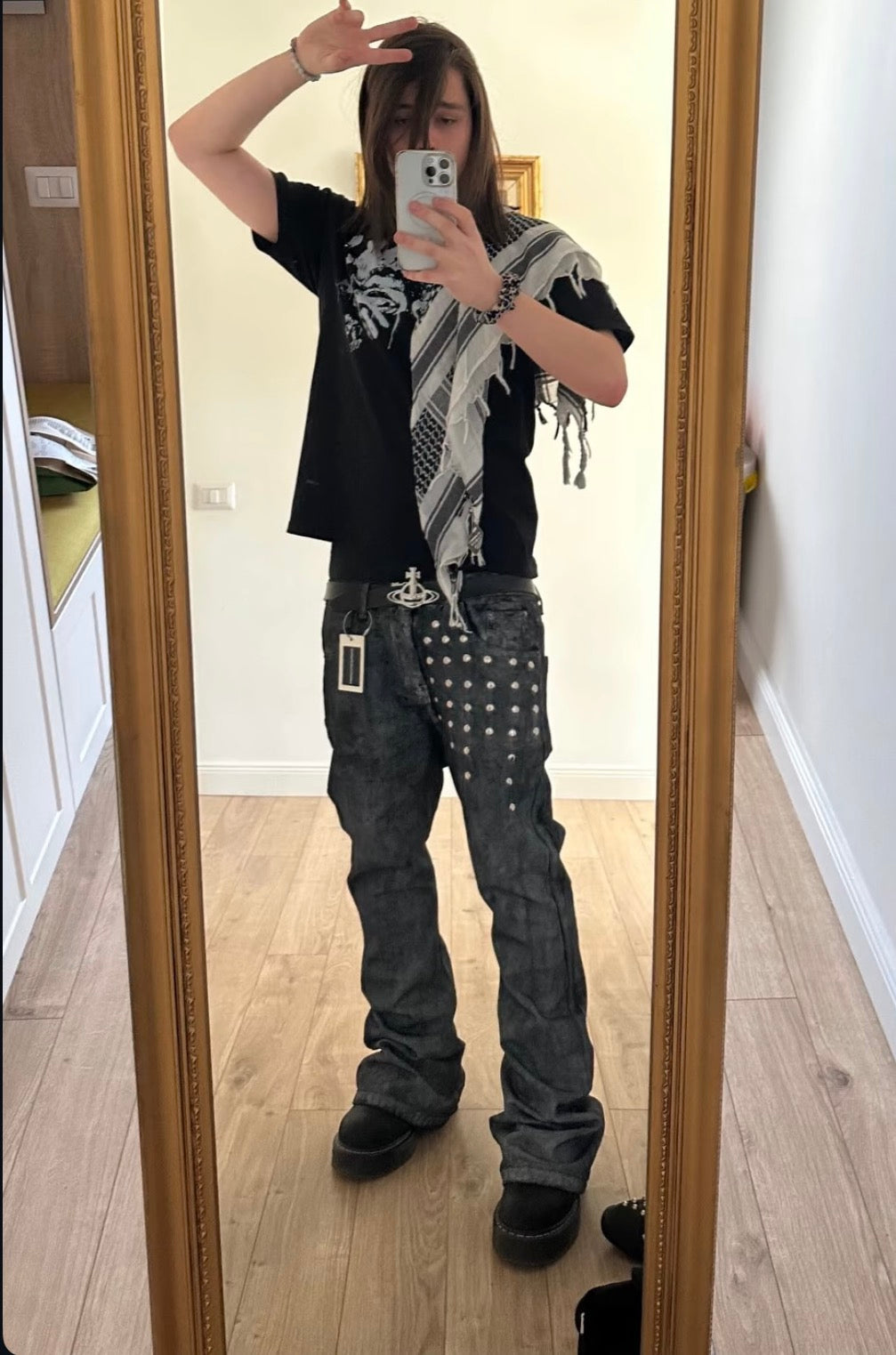 MAD 'Silver Glitter' JEANS